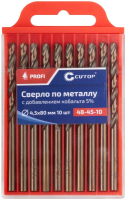 

Набор сверл Cutop, Profi 48-45-10
