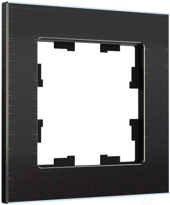 Рамка для выключателя IEK Brite BR-M12-M-K02 (черный)