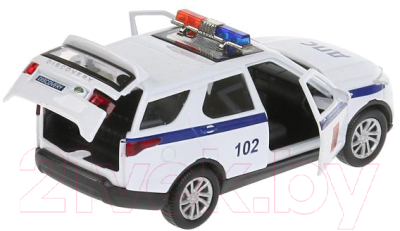 Автомобиль игрушечный Технопарк Land Rover Discovery Полиция / DISCOVERY-12POL-WH