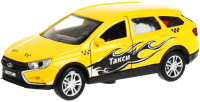 Автомобиль игрушечный Технопарк Lada Vesta SW Cross Такси / VESTACROSS-12TAX-GET - 