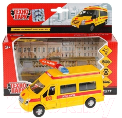 Автомобиль игрушечный Технопарк Ford Transit / SB-13-02-A-WB