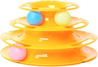 

Игрушка для кошек, 3 уровня, с мячиками / HTGC035
