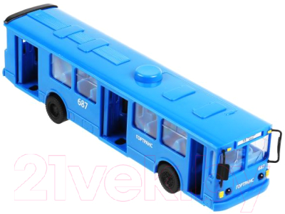 Автобус игрушечный Технопарк SB-18-38-BU-OB