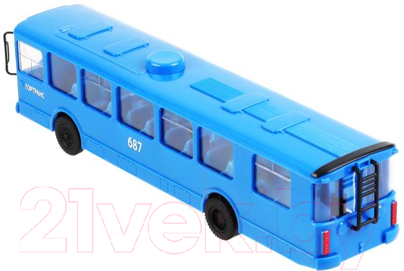 Автобус игрушечный Технопарк SB-18-38-BU-OB — фото 3