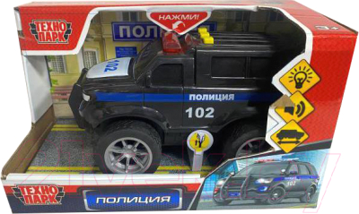 Автомобиль игрушечный Технопарк Полиция / ZY1229637-R