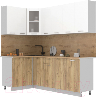Кухонный гарнитур Интерлиния Мила 12x22