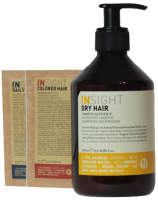 Набор косметики для волос Insight Dry Hair Шампунь 400мл+Кондиционер IDR033 2x10мл - 