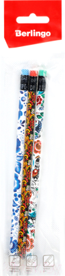 Изображение товара Набор простых карандашей Berlingo Traditional / BP00875 (3шт)