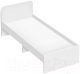 Односпальная кровать Артём-Мебель СН 120.02-900 (белый) - 