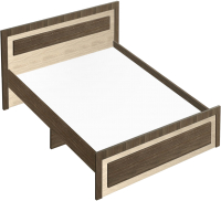 Полуторная кровать Артём-Мебель СН 120.03-1200 (дуб экспрессив бронзовый/дуб экспрессив песочный) - 