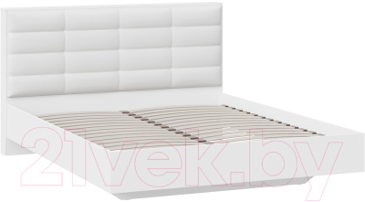 Двуспальная кровать ТриЯ Агата тип 1 160x200 (белый)