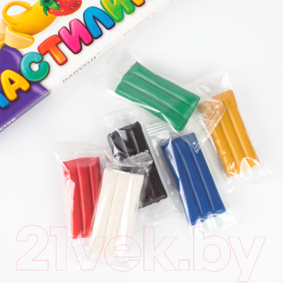 Изображение товара Пластилин восковой Darvish РБ DV-13874-6 (6цв)