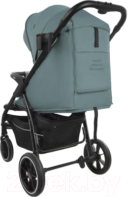 Детская прогулочная коляска INDIGO Epica Lux S (зеленый)