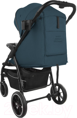 Детская прогулочная коляска INDIGO Epica Lux S (синий)