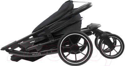 Детская прогулочная коляска INDIGO Epica Lux S (темно-серый)