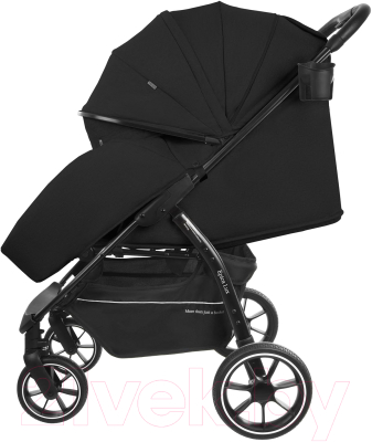 Детская прогулочная коляска INDIGO Epica Lux S (черный)