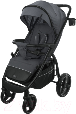 Детская прогулочная коляска INDIGO Epica XL (темно-серый)