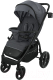 Детская прогулочная коляска INDIGO Epica XL (темно-серый) - 