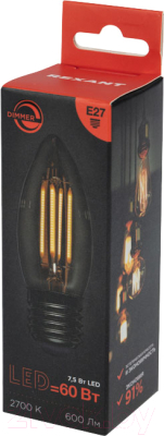 Лампа Rexant Свеча 604-089