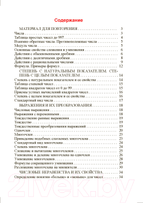 Учебное пособие Выснова Алгебра. 7 класс: справочник для учащихся (Лукашенок А.)