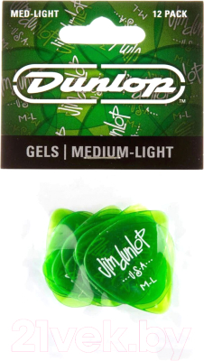 Набор медиаторов Dunlop Manufacturing Gels 486PML (12шт)