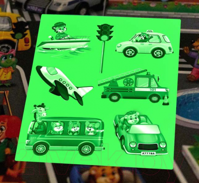 Изображение товара Набор для творчества Эврики Для рисования светом. Транспорт / 4271664