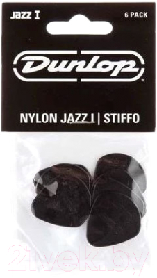 Набор медиаторов Dunlop Manufacturing Nylon Jazz I 47P1S (6шт)