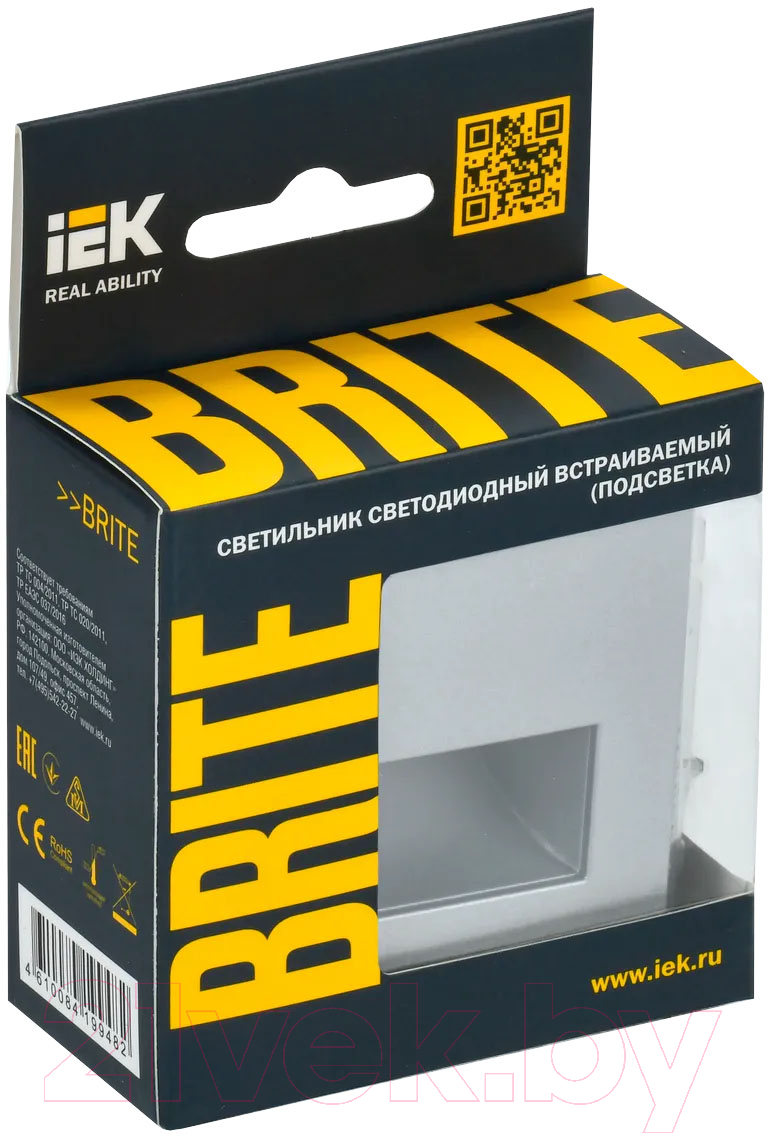 Встраиваемая подсветка IEK Brite BR-FL20-K47 (алюминий) — фото 2