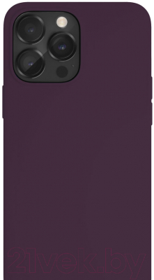 Чехол-накладка VLP Silicone Case для iPhone 14 Pro / 1051041 (темно-фиолетовый)