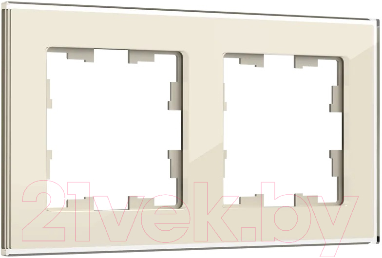 Рамка для выключателя IEK Brite BR-M22-G-K10