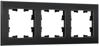 Рамка для выключателя IEK Brite BR-M32-M-K02 (черный) - 