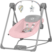 Качели для новорожденных Lionelo Otto Baby (розовый) - 