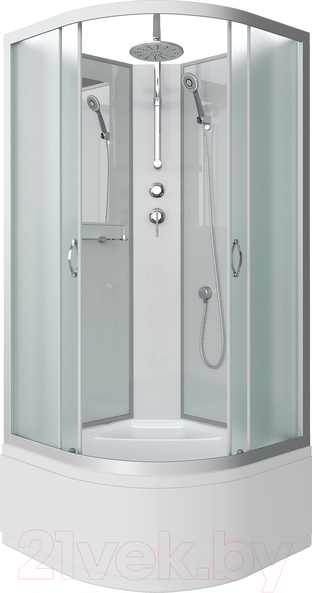 Душевая кабина Niagara NG-2307-14BKT 80x80x210 (матовое стекло)