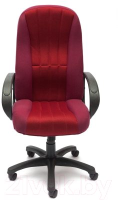 Кресло офисное Tetchair СН-833 ткань/сетка (бордовый)