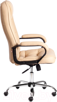 Кресло офисное Tetchair СН9944 кожзам/хром (бежевый)