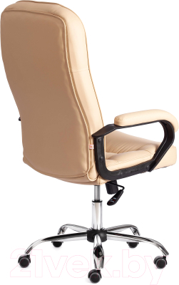 Кресло офисное Tetchair СН9944 кожзам/хром (бежевый)