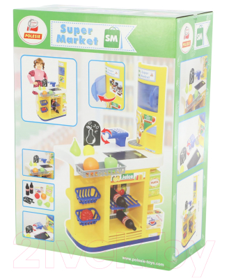 Магазин игрушечный Полесье Супермаркет-макси / 69757