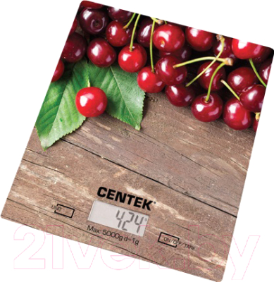 Кухонные весы Centek CT-2462 (вишня)