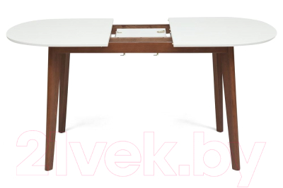 Обеденный стол Tetchair Bosco раскладной (белый/коричневый)