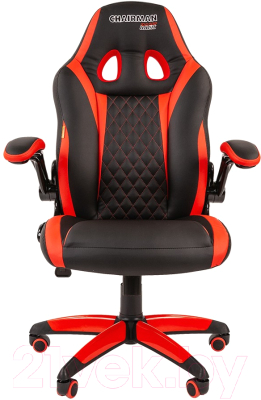 Кресло геймерское Chairman Game 15 (черный/красный)
