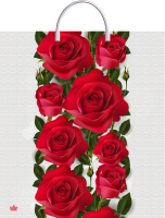 Пакет подарочный ТИКО-Пластик Волшебные розы / н00224302 - 