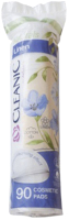 Ватные диски Cleanic Naturals Linen (90шт) - 
