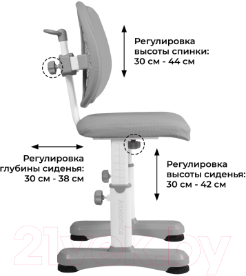 ???? ??????? Anatomica Ergo Duos (серый)