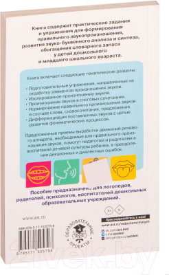 Книга АСТ Исправление звукопроизношения у детей (Анищенкова Е.)