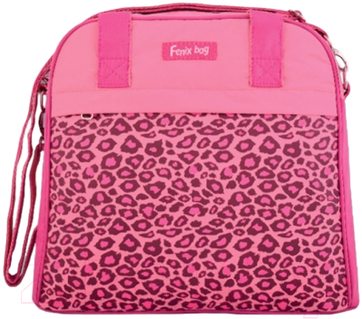 Детская сумка Феникс+ Принт леопард / 36269 (розовый)