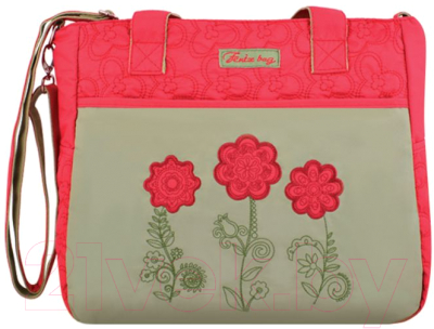 Детская сумка Феникс+ Цветы / 36274 (зеленый/красный)