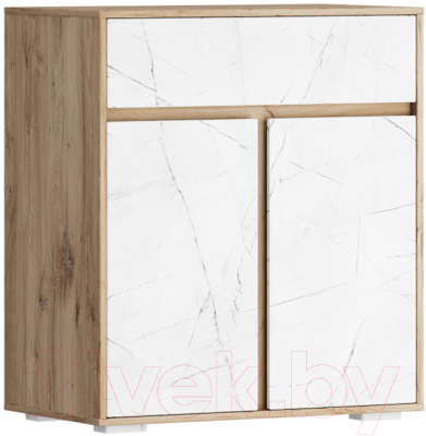 Изображение товара Тумба Речицадрев Дарья / Р377.03 (дуб нокс лайт/персидский мрамор)