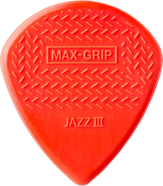 Набор медиаторов Dunlop Manufacturing Max-Grip Nylon Jazz III 471R3N (24шт)