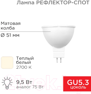 Лампа Rexant Рефлектор 604-4003