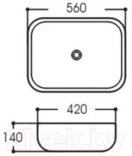 Умывальник Aquatek AQ5526-00